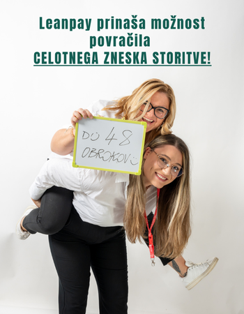 Leanpay prinasa moznost povracila celotnega zneska storitve