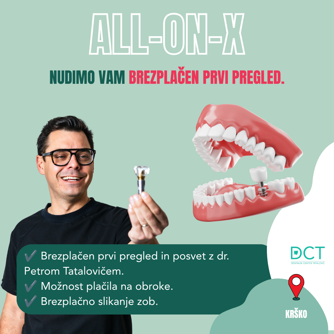 Brezplačen prvi pregled - IMPLANTATI